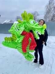 динозавтр-из-шаров