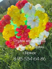 цветы-из-шаров-заказать-в-брянске