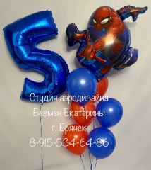 человек-паук-из-шаров-брянск-шары-паук